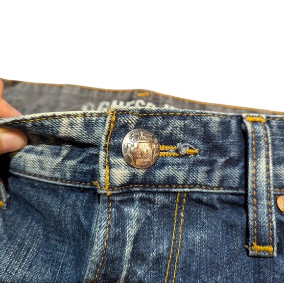 Guess Cliff Bootcut Men's Jeans Relaxed Fit Flap Pocket 36x33 - Picture 6 of 11